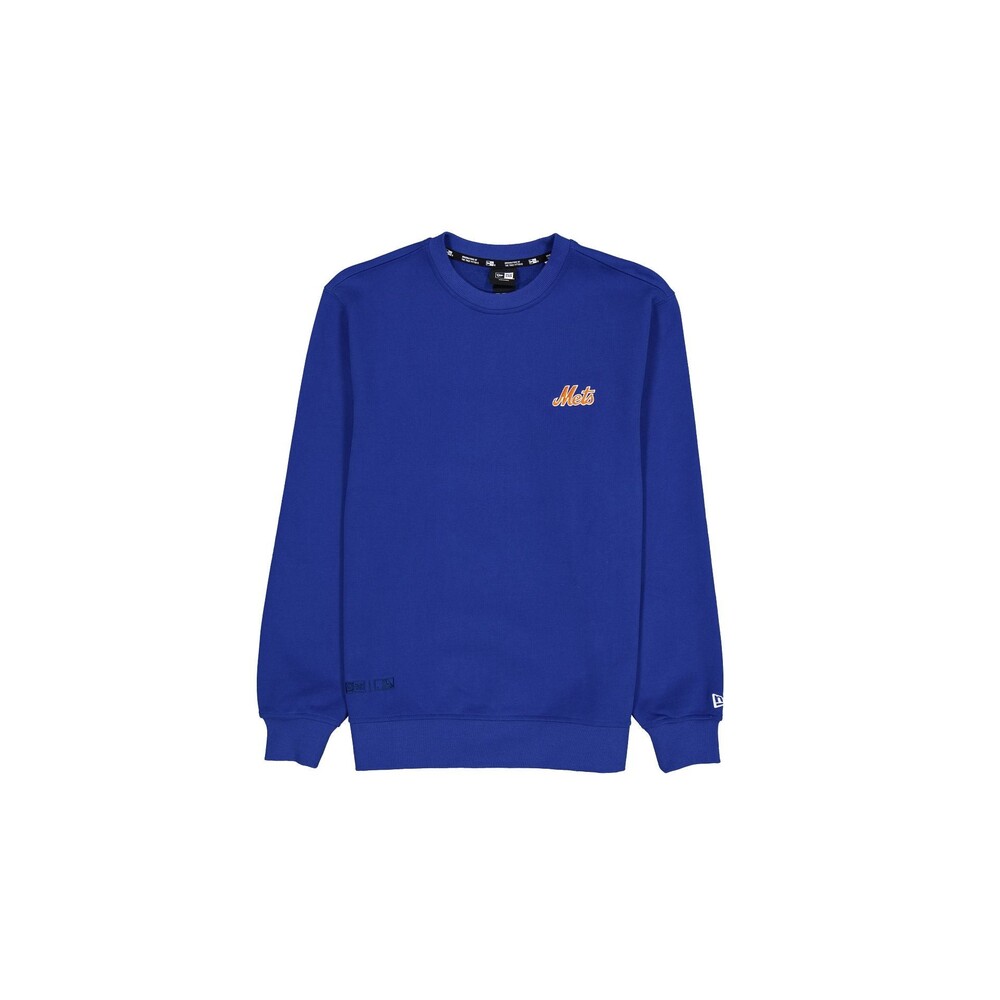 New Era New York Mets Big Apple Blue Quartz Crewneck - Size M